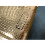 Valentino Gold Snake Professional Briefcase Model 0530 Mini