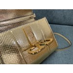 Valentino Gold Snake Professional Briefcase Model 0530 Mini