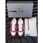 Prada men's leather sports shoes