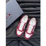 Prada men's leather sports shoes