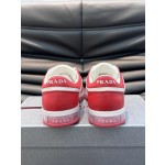 Prada men's leather sports shoes