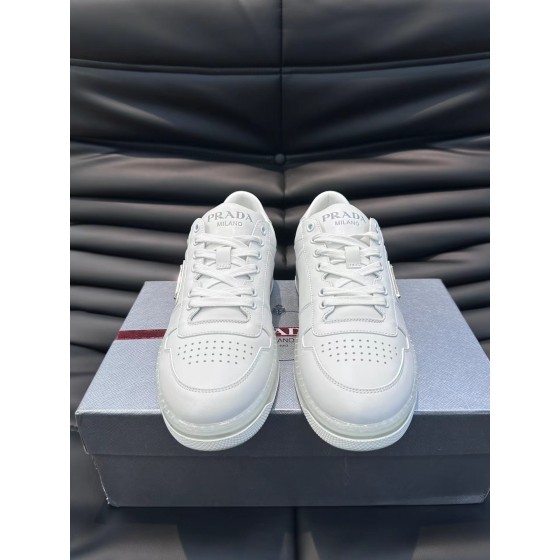 Prada men's leather sports shoes