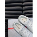 Prada men's leather sports shoes