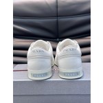 Prada men's leather sports shoes