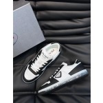 Prada men's leather sports shoes