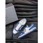 Prada men's leather sports shoes