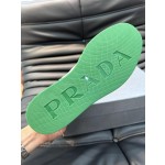 Prada men's leather sports shoes