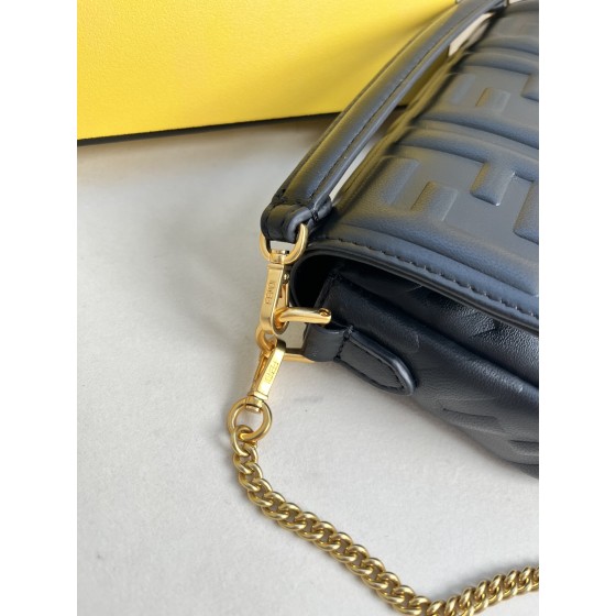 FENDI Baguette Leather Handbag Model Number: 212