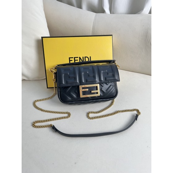 FENDI Baguette Leather Handbag Model Number: 212