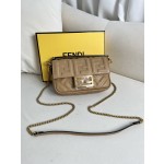 FENDI Baguette Leather Handbag Model Number: 212