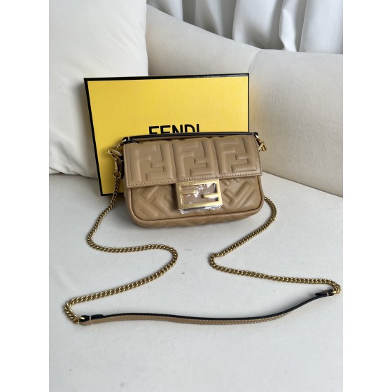 FENDI Baguette Leather Handbag Model Number: 212