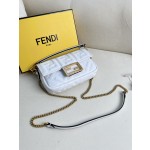 FENDI Baguette Leather Handbag Model Number: 212