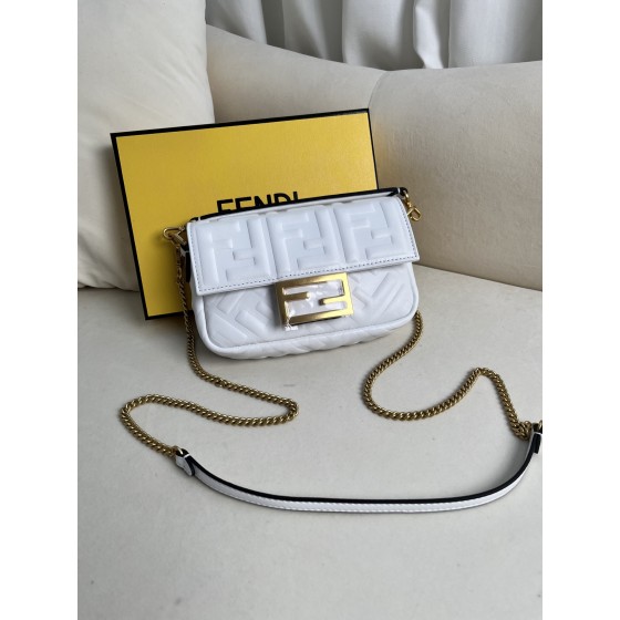 FENDI Baguette Leather Handbag Model Number: 212