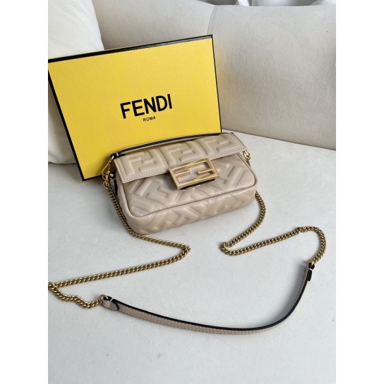 FENDI Baguette Leather Handbag Model Number: 212