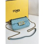 FENDI Baguette Leather Handbag Model Number: 212