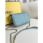 FENDI Baguette Leather Handbag Model Number: 212