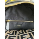 FENDI cowhide original full leather embossed FF logo small shoulder