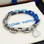 LOUIS VUITTON YK Monogram Chain bracelet with pumpkin shaped decoration