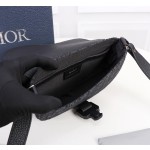 Dior saddle handbag with shoulder straps for men's clothing collection