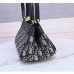Dior KEY handbag 9275 # classic floral fabric with glossy cow leather