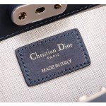 Dior KEY handbag 9275 # classic floral fabric with glossy cow leather