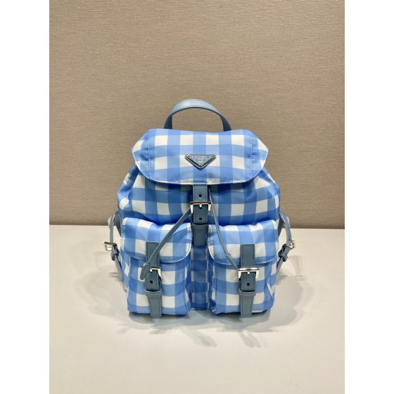 Prada Plaid Backpack 🎉 1BZ677
