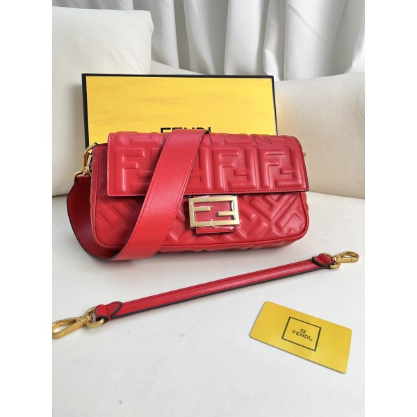 FENDI Baguette Leather Handbag Model Number: 211