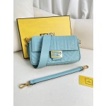 FENDI Baguette Leather Handbag Model Number: 211