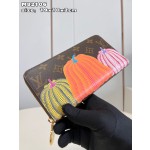 LOUIS VUITTON Pumpkin Print YK Zippy Zippy Wallet M82106