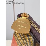 LOUIS VUITTON Pumpkin Print YK Zippy Zippy Wallet M82106