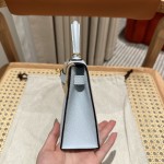 Mini Kelly Second Generation, Cumulonimbus Cloud Grey with Holy Grail Blue, palm print, gold buckle, 19cm