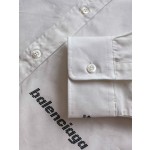 Balenciaga New Digital Letter Line Long Sleeve Shirt