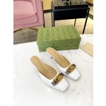 Gucci's latest high-heeled slippers