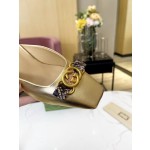 Gucci's latest high-heeled slippers