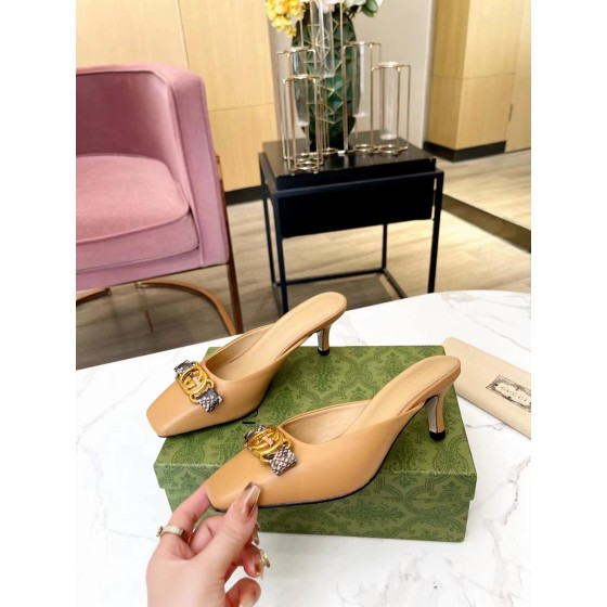 Gucci's latest high-heeled slippers