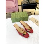 Gucci's latest high-heeled slippers