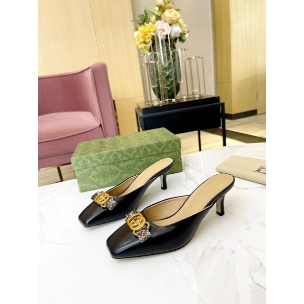 Gucci's latest high-heeled slippers