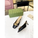 Gucci's latest high-heeled slippers