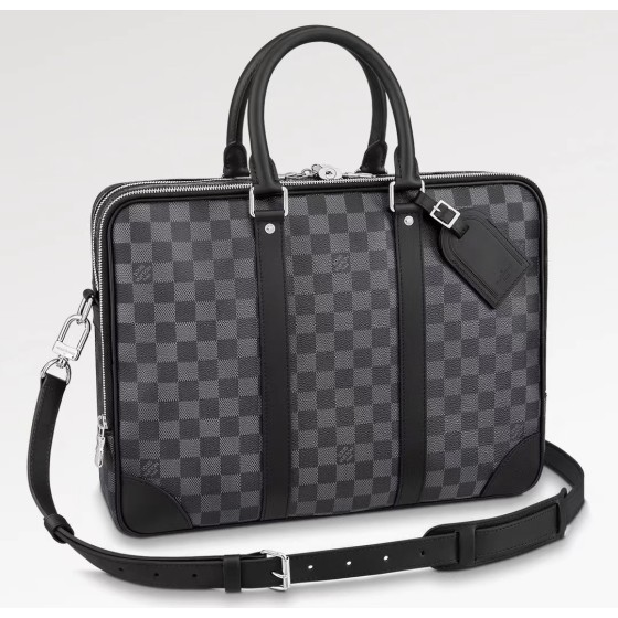 Louis Vuitton-VOYAGE Briefcase-Double Zipper