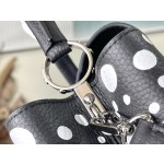 𝐋𝐎𝐔𝐈𝐒𝐕𝐔𝐈𝐓𝐓𝐎𝐍 M21691/48865 Black Pinned White Dot Small Size x Grass Maiden Cooperation Series