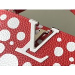 𝐋𝐎𝐔𝐈𝐒𝐕𝐔𝐈𝐓𝐓𝐎𝐍 M21692/48865 Red Pinned White Dot Mini x Grass Maisen Collaboration Series
