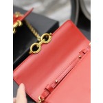 SAINT LAURENT LE MAILLON Plain grain cowhide chain bag model: 738109