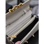 SAINT LAURENT LE MAILLON Plain grain cowhide chain bag model: 738109
