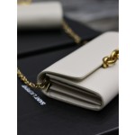SAINT LAURENT LE MAILLON Plain grain cowhide chain bag model: 738109