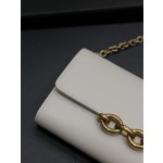 SAINT LAURENT LE MAILLON Plain grain cowhide chain bag model: 738109