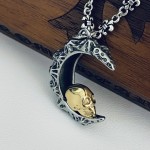 Croix Classic Vintage Moon Skull Pendant