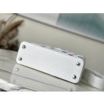 𝐋𝐎𝐔𝐈𝐒𝐕𝐔𝐈𝐓𝐓𝐎𝐍 M21637/48865 White Collaborated Colorful Dot Small Size x Kusama Yasunari Collaboration Series