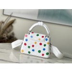 𝐋𝐎𝐔𝐈𝐒𝐕𝐔𝐈𝐓𝐓𝐎𝐍 M21637/48865 White Collaborated Colorful Dots Mini x Grass Maisen Collaboration Series