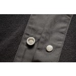 Louis Vuitton... Big Zhangzi Knitted V-neck Technology Spliced Cardigan Coat