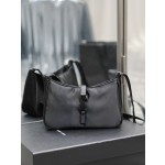 SAINT LAURENT Black Black Button Nylon Model Number: 657228